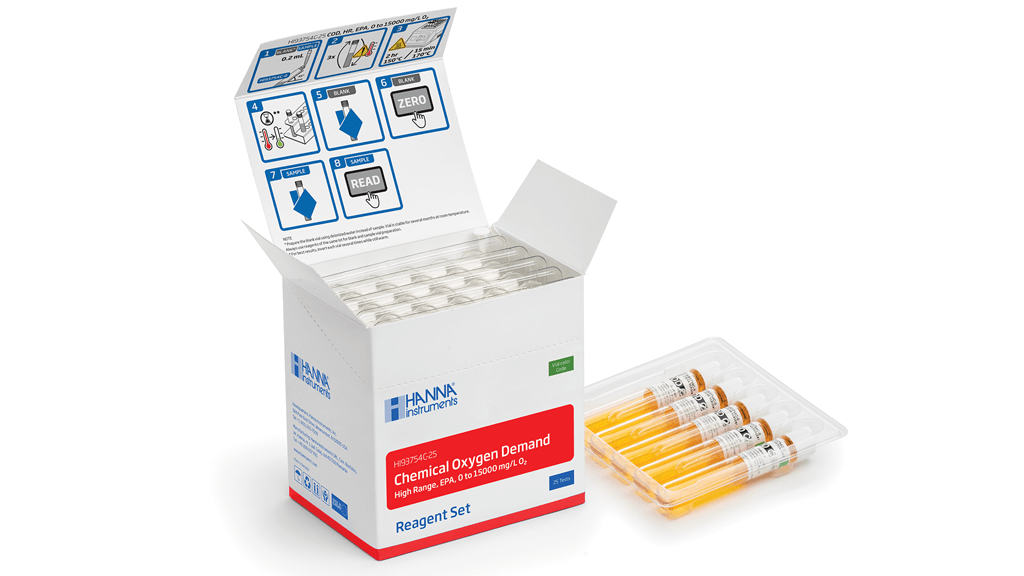 Nuovo Packaging ottimizzato dei reagenti predosati in fiala Hanna