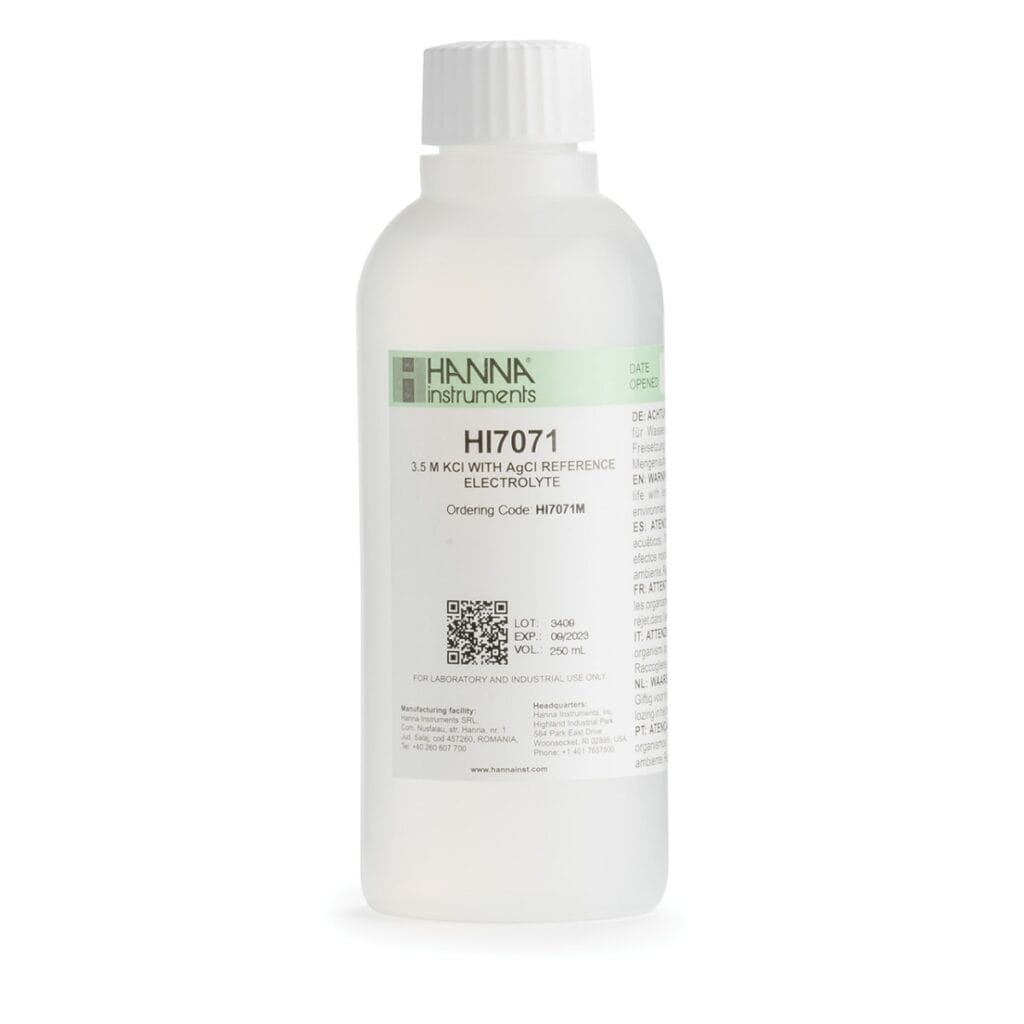 3.5M KCl + AgCl (230 mL)