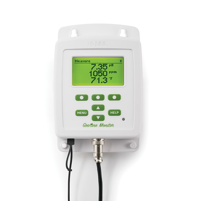 Monitor pH, EC, Temperatura Groline per idroponica - HI981420