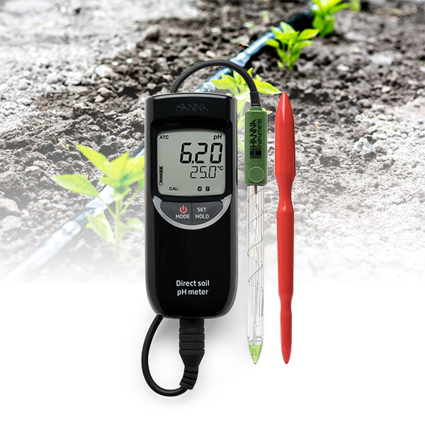 pHmetro portatile per la misura diretta nel suolo - HI99121