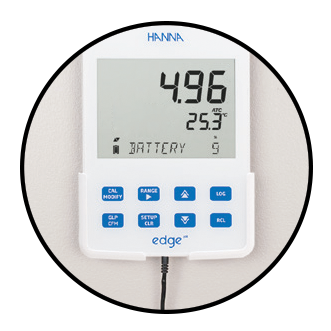 edge® conduttivimetro con display LCD