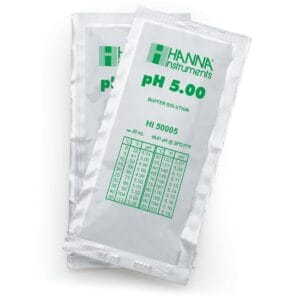 HI50005-02 pH 5.00 Technical Calibration Buffer (25 x 20 mL) Sachets