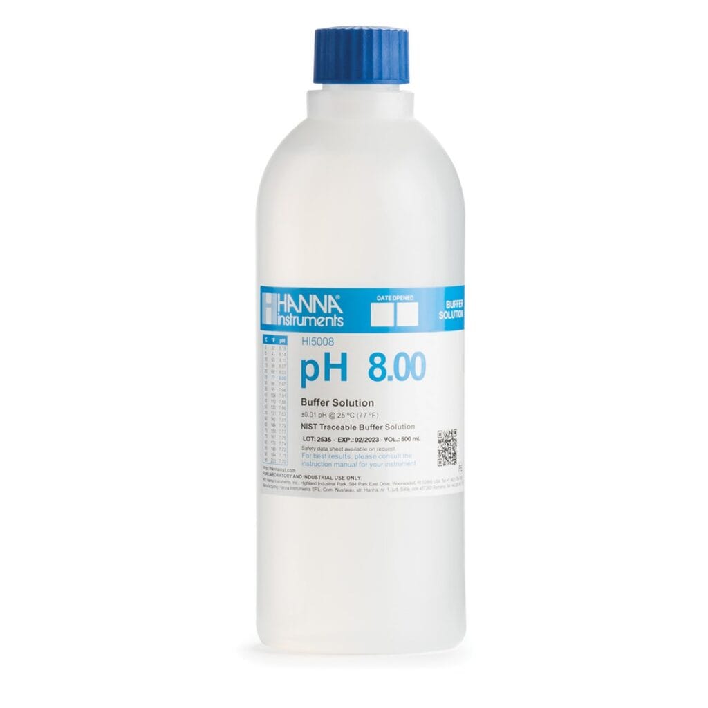 HI5008 pH 8.00 Technical Calibration Buffer (500 mL)