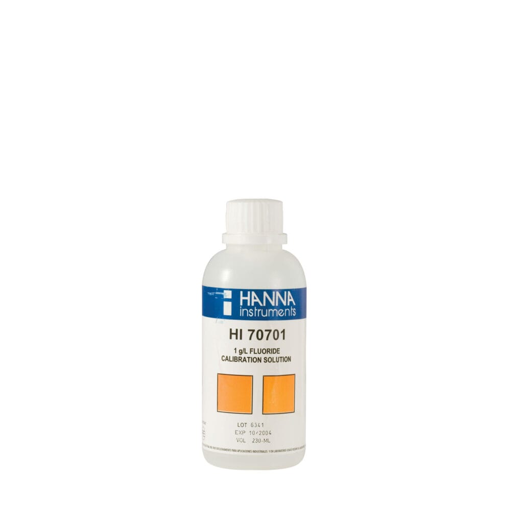 HI70701M Fluoride Standard Solution 1 g/L (230 mL)