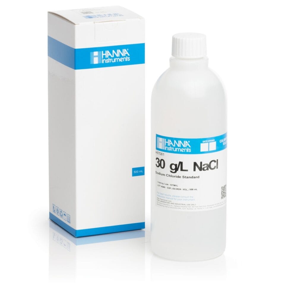HI7081L 30 g/L NaCl Standard Solution (500 mL)