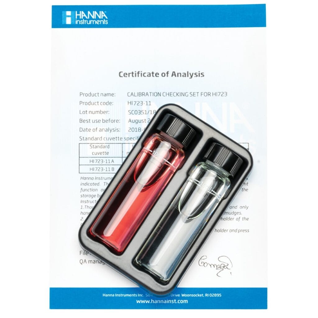 HI723-11 Chromium VI High Range Checker® HC Calibration Set