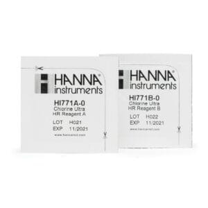 HI771-25 Chlorine Ultra High Range Checker Reagents