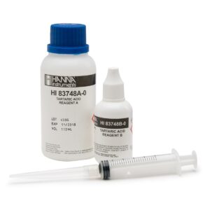 Kit reagenti per l'analisi dell'acido tartarico (20 analisi) - HI83748-20