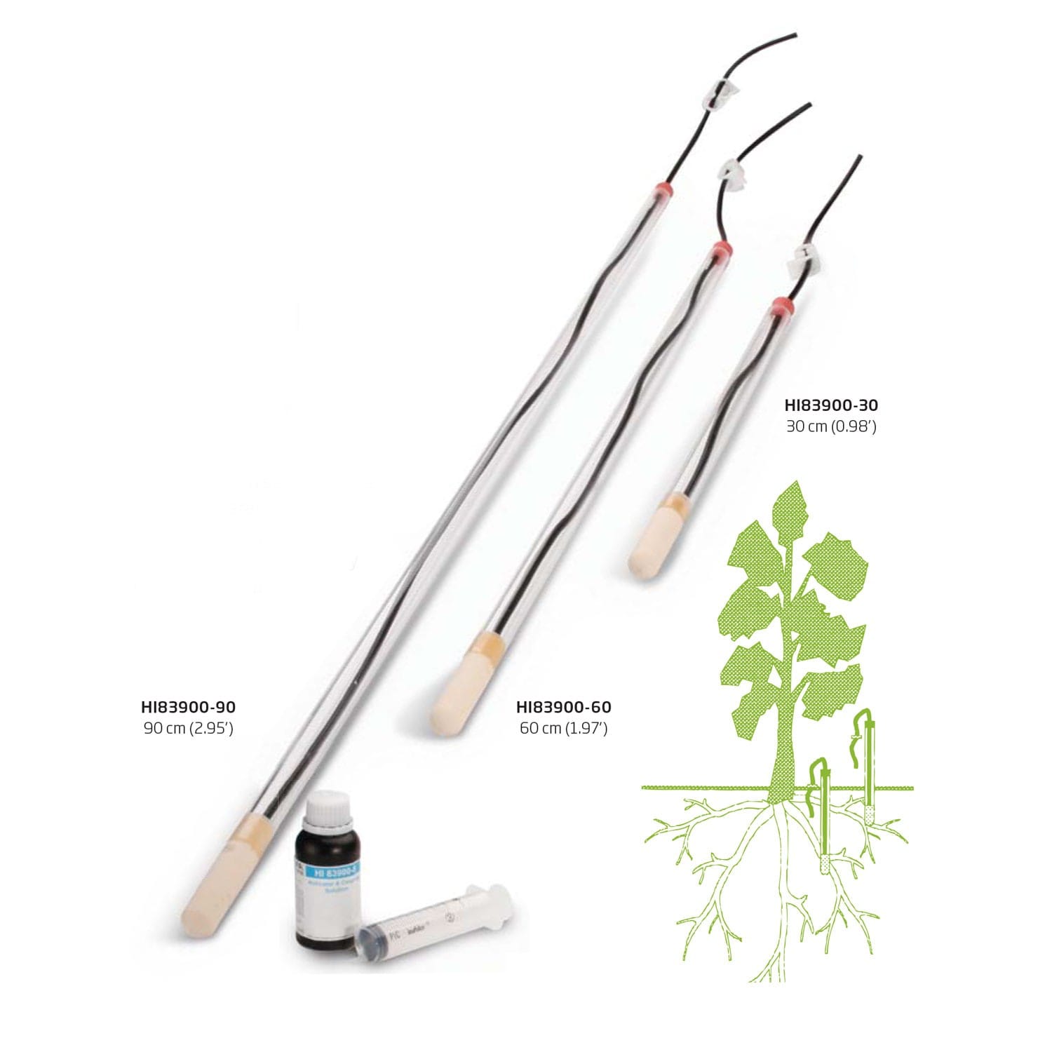 Lisimetro per la raccolta di campioni di soluzione dal terreno - HI83900