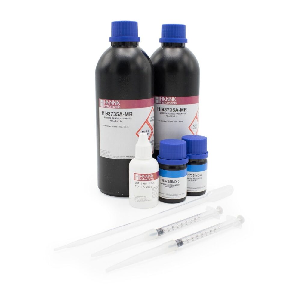Total Hardness Medium Range Colorimetric Reagents (100 tests)
