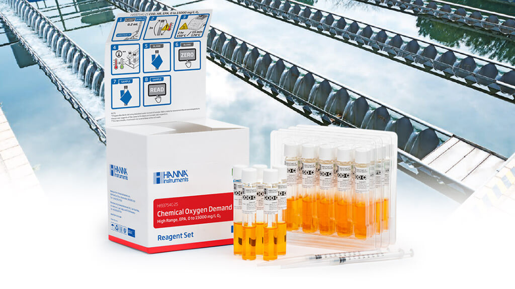 Reagenti predosati in fiale per l'analisi di COD Chemical Oxygen Demand