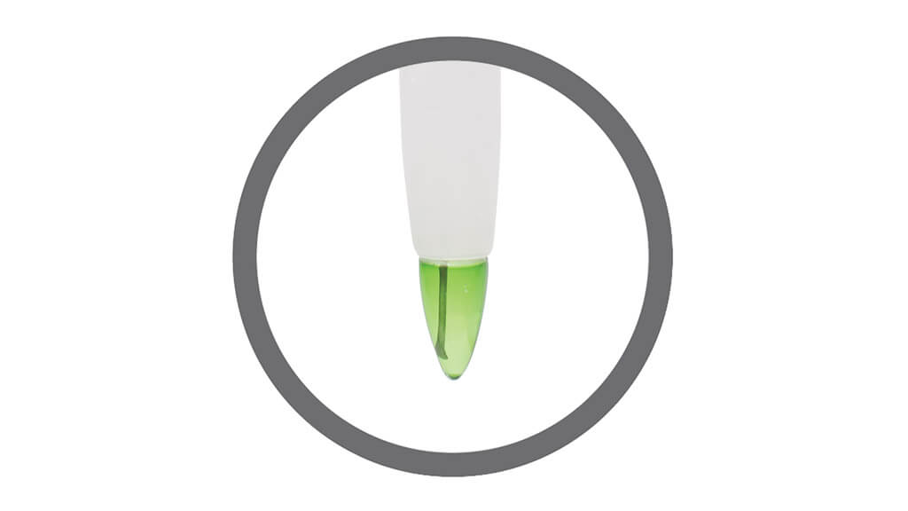 Particolare della punta di un elettrodo pH per alimenti