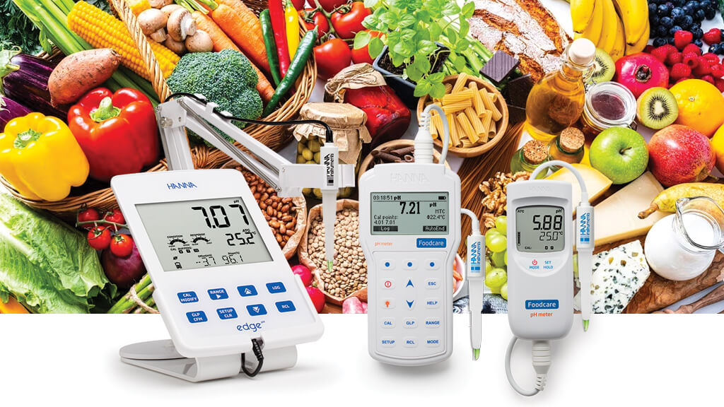 pHmetri Hanna Instruments dedicati all'analisi degli alimenti