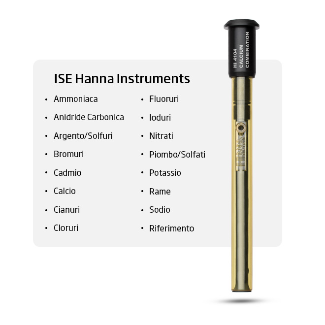 Elettrodi iono selettivi Hanna Instruments